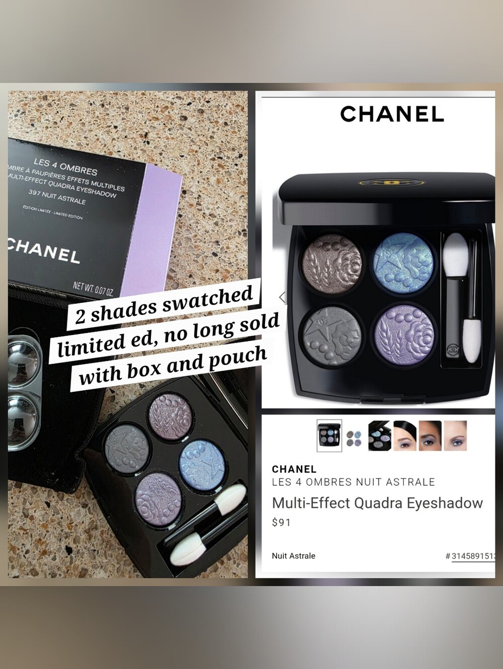 CHANEL Nuit Astrale Multi-Effect Quadra Eyeshadow Palette